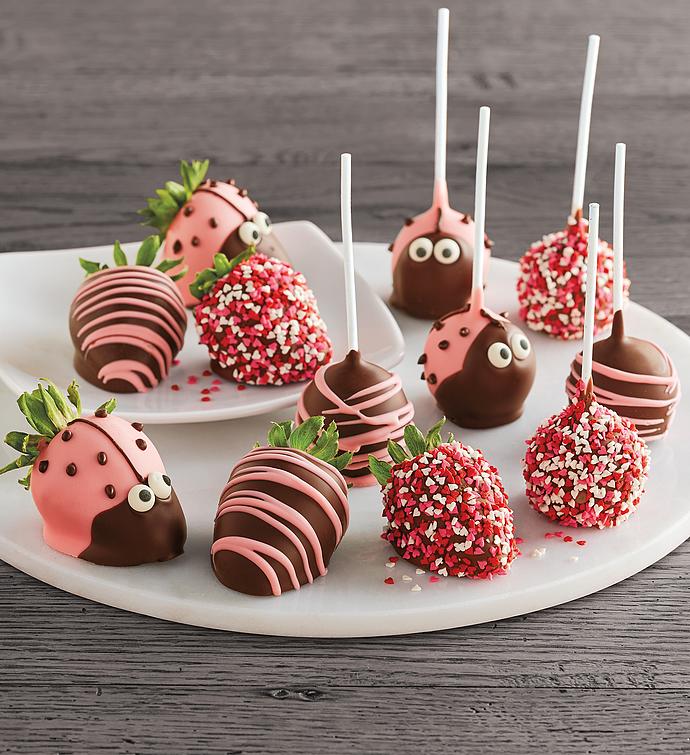 Happy Bug Chocolate-Covered Berries and Cake Pops